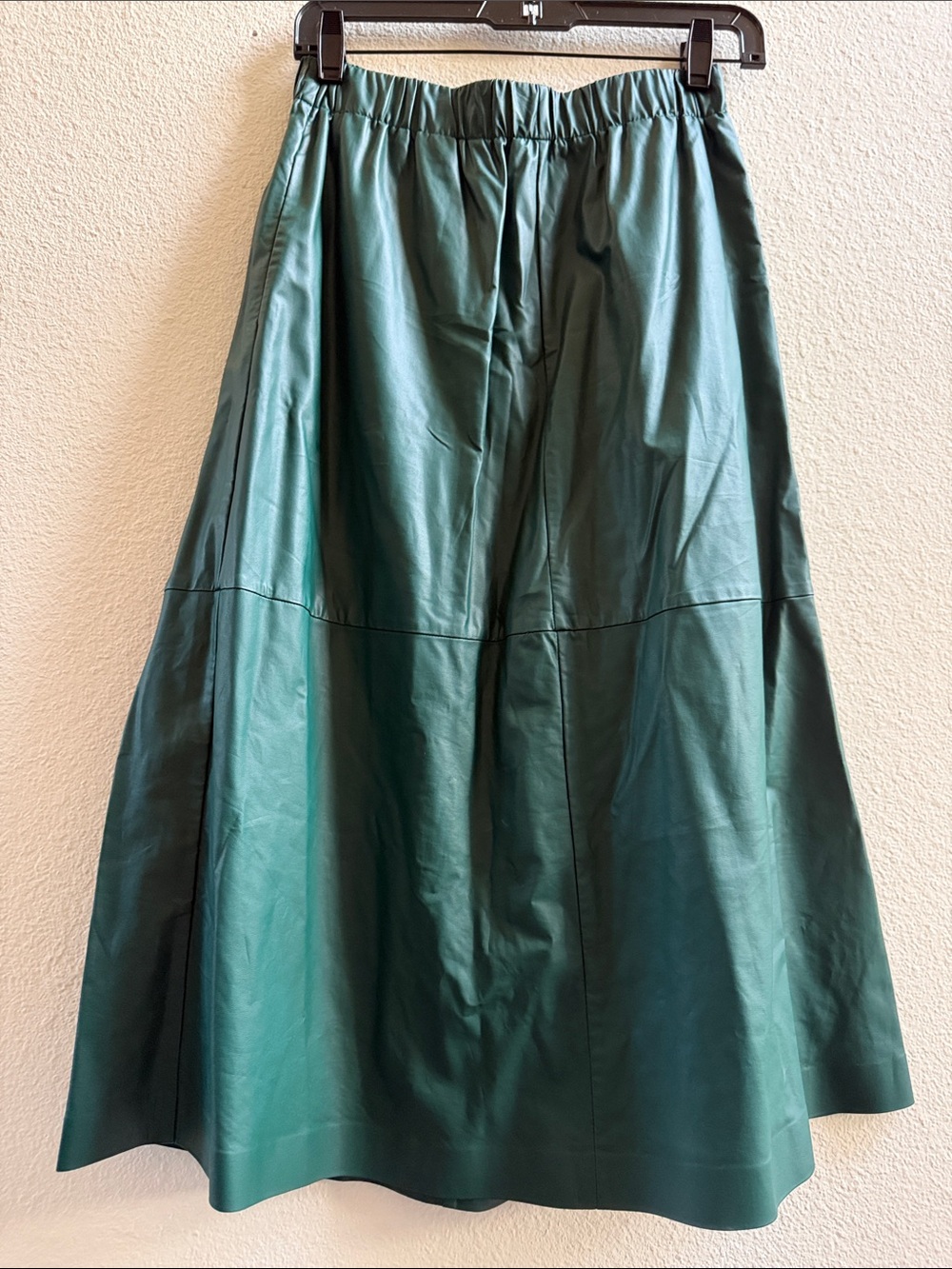 Women's Emerald Green A-Line Skirt